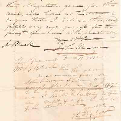 3 Letters to Mr. Black