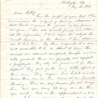 Joshua Reed Giddings to Flavel Sutliff