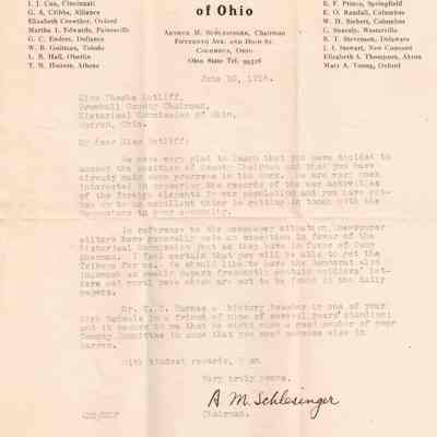 A.M. Schlesinger to P.T. Sutliff 2