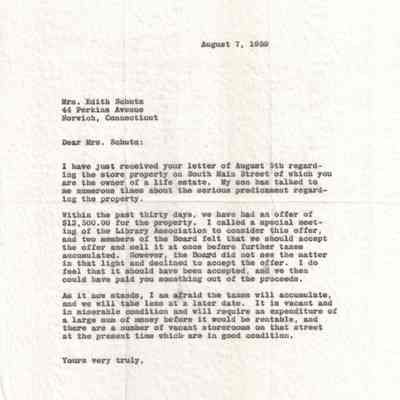 To Edith Schutz