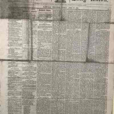 The Nashville Daily Union, 4/12/1863
