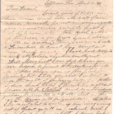 Flavel Sutliff to Margaret Pease