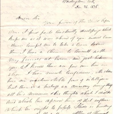 Joshua Reed Giddings to Flavel Sutliff