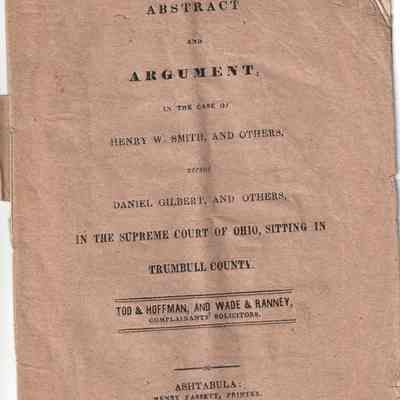 Abstract and Argument
