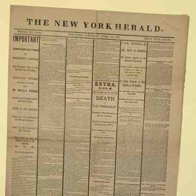 The New York Herald 04/15/1865