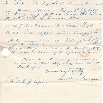 Luther Lennon to Flavel Sutliff