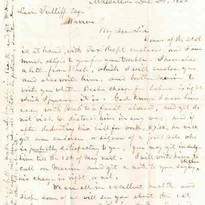 James M Brown to Levi Sutliff