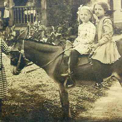 Elizabeth, Gertrude & Martha Herlinger, 1910