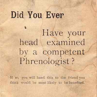 "Some Talk About Phrenology" Booklet, 1894