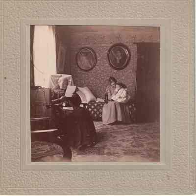 Phebe Lord Marvin Sutliff, Lydia B Sutliff Brainard, and Edward Sutliff Brainard
