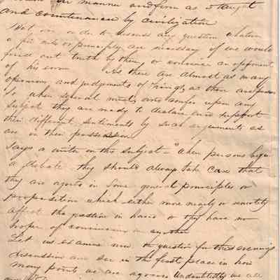 Letter to Mr. President