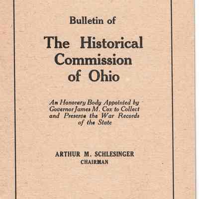 Bulletin of The Historical Commission of Ohio