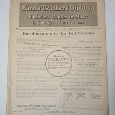 The Etude Magazine, 1927