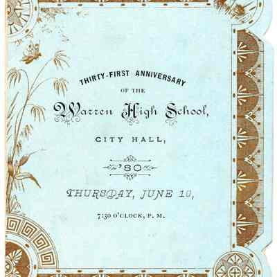 31st Anniversary of the Warren High School Program