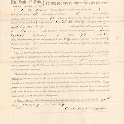 C.R. Hunt Land Transfer 1