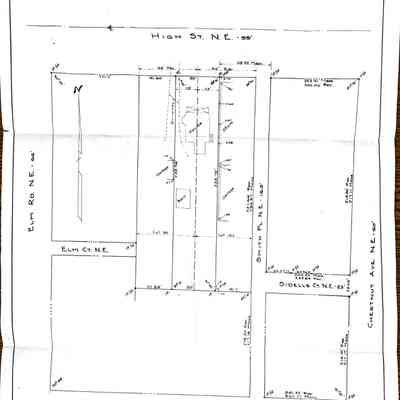 Survey of High Street in Warren