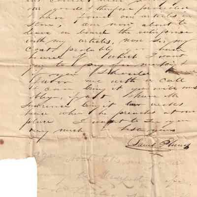 Samuel Plumb to Theron C Plumb