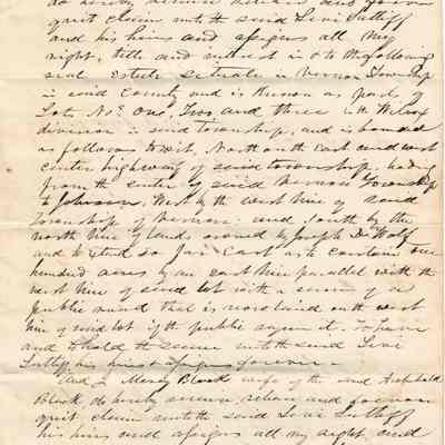 Archibald Black to Levi Sutliff