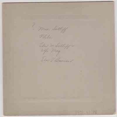 1971.11.18 back: Copyright: The Sutliff Museum; Origformat: Artifact