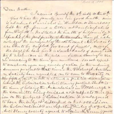 Milton Sutliff to Flavel Sutliff