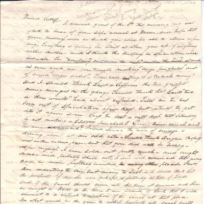 C.H. Bidwell to Flavel Sutliff