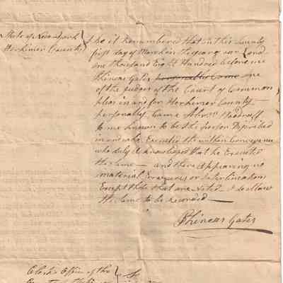 Bond between Abraham Woodruff and Samuel Sutliff