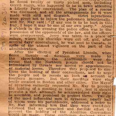 Mr. May Newspaper Article