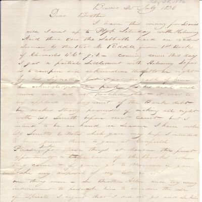 Samuel Harvey Sutliff to Flavel Sutliff