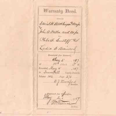 Hecklinger Deed to P.T. Sutliff