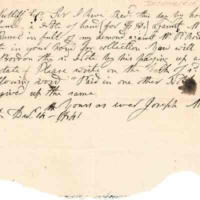 Joseph Marvin to Levi Sutliff