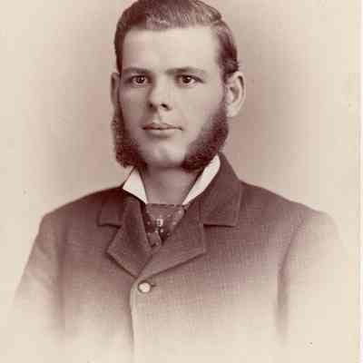 Unidentified Man: SM.1971.1.267i Front, Was originally tucked behind SM.1971.1.267h in photo album.