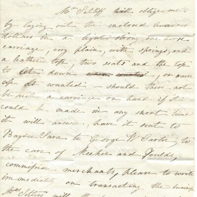 GW Carter to Levi Sutliff
