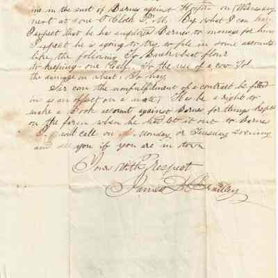 James D. Bradley to Levi Sutliff