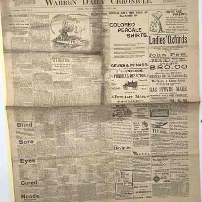Warren Daily Chronicle, 6/9/1896