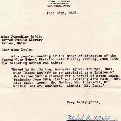 Miss Lytle from M.C. Wolf