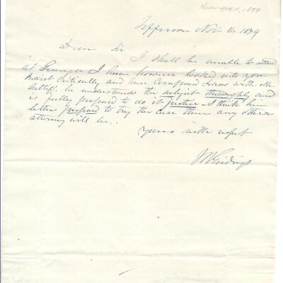 Joshua Reed Giddings to R Harper