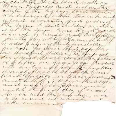 Contract between Linus Shelden & Samuel Sutliff