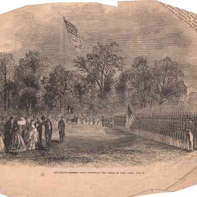 General Grant Reviewing Cadets and Others