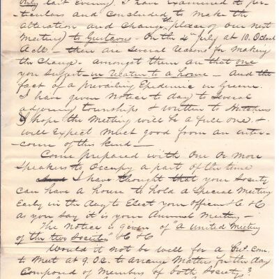 George Haslip to Flavel Sutliff