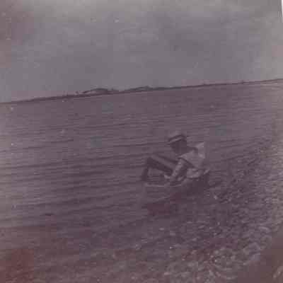 Edward S. Brainard in the Water