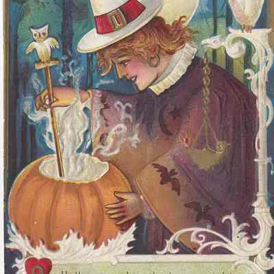 "On Halloween, when the hour is right"