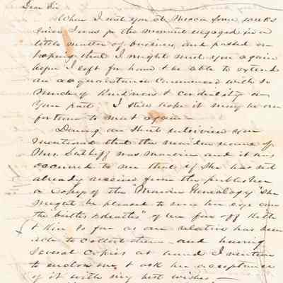 S. Marvin to Levi Sutliff