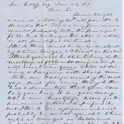 Levi Sutliff Esq Dear Sir