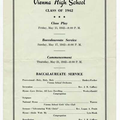 Commencement & Baccalaureate Program