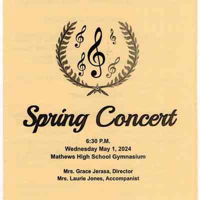 Choir Concert Program