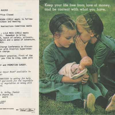 Methodist Church Bulletin