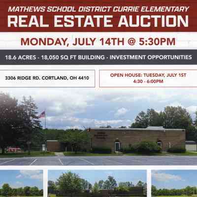 Currie School Auction Flyer