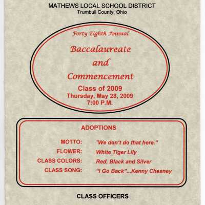 Commencement Program