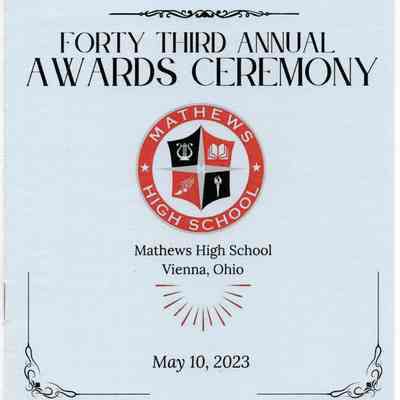 Awards Ceremony Program