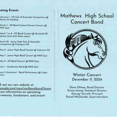 Band Concert Program